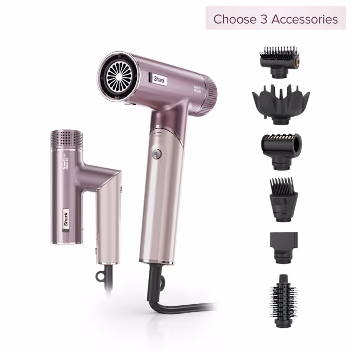 Build Your Own Shark® SpeedStyle™ Pro FLEX Hair Dryer System, Cosmic Blush